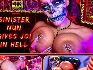 Sinister Nun Gives JOI in Hell