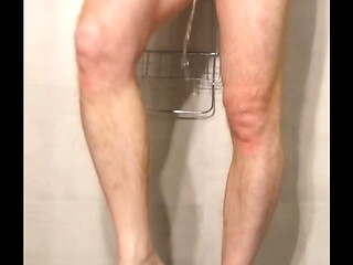 Pissing Naked in the Shower