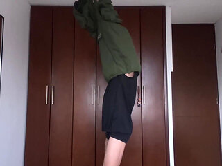 22-year-old Young Man Dancing Latin Reggaeton