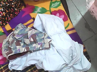 First Time Cum Inside the Pussy After Long Time. College Bitch Sex for Noney