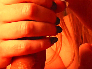 Perfect Girl Gives a Deep Blowjob with Lots of Spit - Sensual Asmr