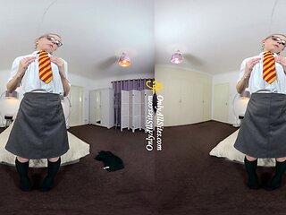 Hot blonde is smoking and masturbating on her webcam