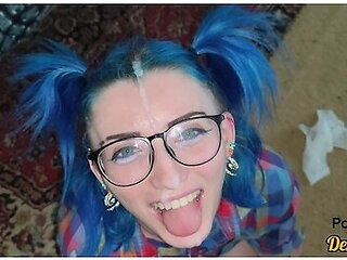 A Selection Of A Lot Of Serma For A Cute Schoolgirl With Glasses