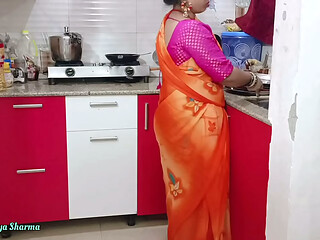 XXX Indian Homemade kitchen sex Desi Bhabhi Fucked hard with big dick