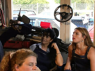 Sexy Susi Office Threesome Fuck with Big Tits and Blowjob