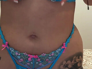 JOI - I'm so Horny and I'll Rub My Pussy While You Jerk off