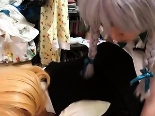 Amateur Asian cosplay anal