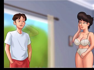 Summertime saga - Helen's sizzling sex gig