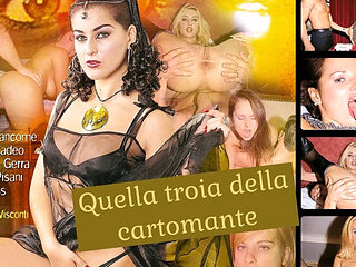 Fortune Teller Slut Gets Double Penetrated & Cum in Mouth - Vintage Threesome with Big Cocks