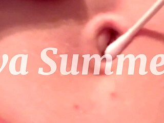 Belly Button Play Custom Request Close up Qtip Fingering Moaning Petite PAWG