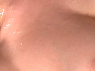 A Blindfolded and Half Naked Asian Girl Is Oiled up Before Becoming a Cum Dump