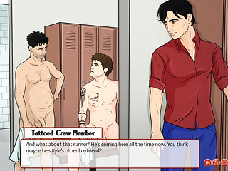 Giving Hand to Kyle After His Bath Sarrowness