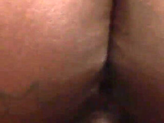 Ebony skinned Kelly Starr fucks black cock to enjoy cum