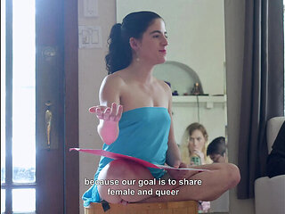 Lesbian Orgy Group Sex: Cliff Media First LGBTQ Shoot Week Documentary in 4K