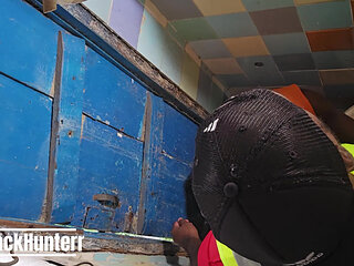 Two Employees Making Out in the Bathroom