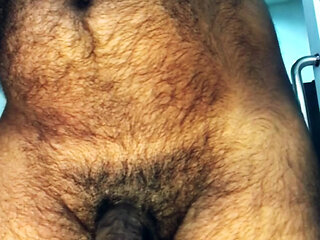 I hit my hand with my foot to get a kick out of it