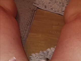 Rubbing my little cock