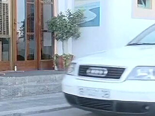 Blonde Babe Seduces Taxi Driver in Steamy Encounter