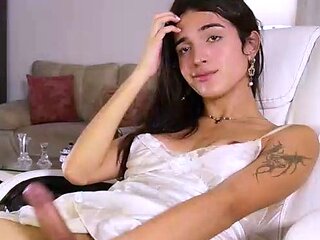 Amateur Solo Shemale Masturbation