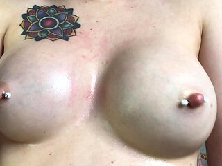 Great Big Boobs On Masturbating Redhead