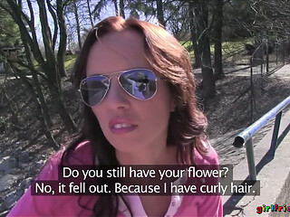 Girlfriends XXX - a Hike Leads to Park Lesbian Sex Pussy Fingering and Pussy Licking