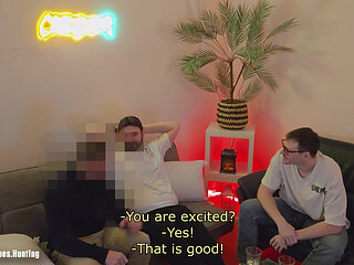 straight Married Broker Fucks, Sucks and Get's His Big Cock Sucked and His Asshole Rimmed in a Threesome