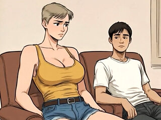 Pissed Off Stepsis in Tiny Shorts - Sexual Tension Overload