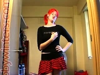 Amateur blondie solo anal masturbation