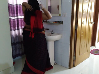 Tamil Hot Stepaunty Stand in Front of Mirror & Hair Combined Then a Guy Fucks Her on Valentine's Day - 2023 Happy Valentine