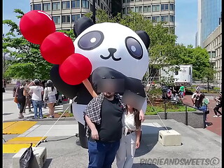 Biggie and I went to Panda Fest today&mdash_a giant street food festival&mdash_and it was sooo much fun! We wandered, we sna ...