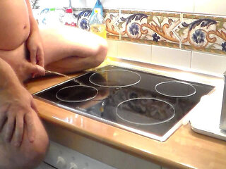 John is peeing it all on the stove