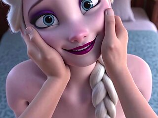 Frozen's Elsa ends up taking a fat Disney dick in a POV movie