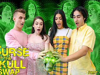 Body Swapping Stepsiblings Engage in a Wild Foursome to Break the Curse