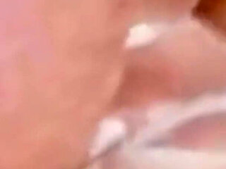 Fucking a Creamy Pussy with a Big Dildo