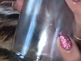 I wanted sex, and had my anal with a glass bottle