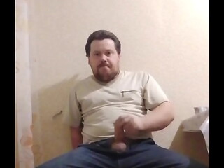 An adult Russian man filmed penis masturbation on his smartphone to send to his fiancee, but mistakenly sent it to his boss!