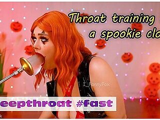 Evil Clown Asking To Fuck Her Throat