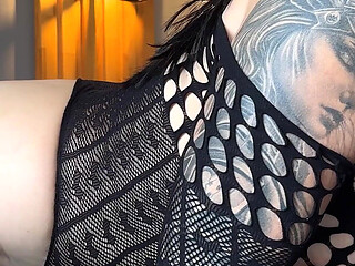 Big Ass Booty Goth Girl Enjoys Getting Fuck Hard and Deep Throating My Dick - Jennvalk