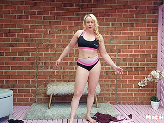 Big Panties Try on Haul with Wedgies Big Ass Natural Wedgie Tight Whities Visible Panty Line