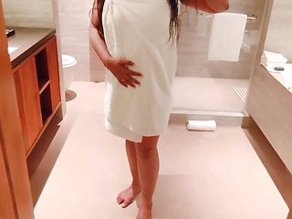 Sexy Indian Bhabhi with big boobs enjoying in Bathtub i...
