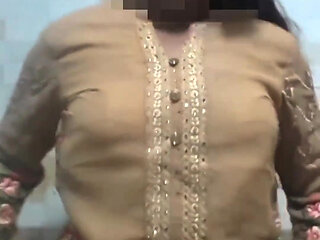 Removing Dress Showing Big Boobs & Ass