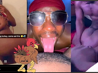Everyone is eating turkey, i&rsquo_m eating pussy