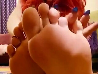 Rola Fucked in Pussy by Big Toy,foot