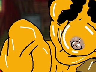 Redneck's Wife. Cartoon. Animation