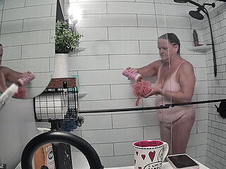 Mrs. Joanne Tanner a Real Public Schoolteacher Captured in the Shower 03-09-2026