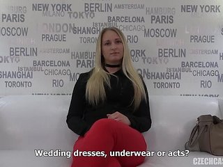 Beautiful Blonde Tereza: A Casting Couch Dream