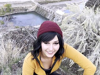 Beautiful brunette in sexy solo fingering masturbation 2 wmv