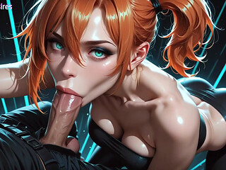 See 3D Orange-Haired Girl Drip With Lust In Inferno Sex Scene