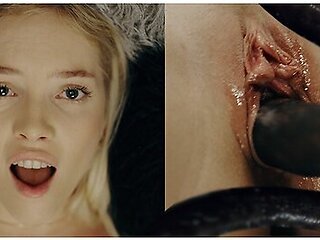 Sex Addict Blonde Influencer Bella Spark Fucks Her Pet Alien Monster