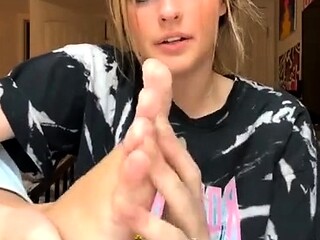 Amateur blonde wife sucking dick POV style vid2